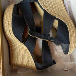 Michael Kors wedge heel, size 8, navy